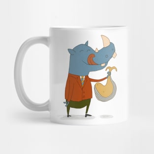 Snacktime for Rhino Mug